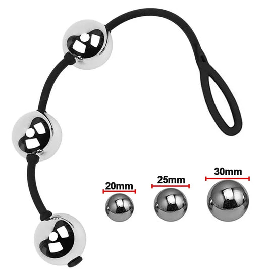3 Size Erotic Weighted Vaginal Egg Chinese Geisha Kegel Exerciser Metal Ben Wa Ball Anal Beads Adult Sex Toys for Woman